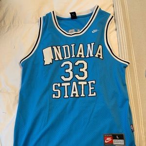 Larry Bird NCAA Indiana State Jersey Nike L